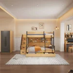 Dubai furniture store display of loft bed units