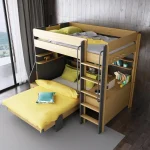 Small room transformed with loft bed in Dubai